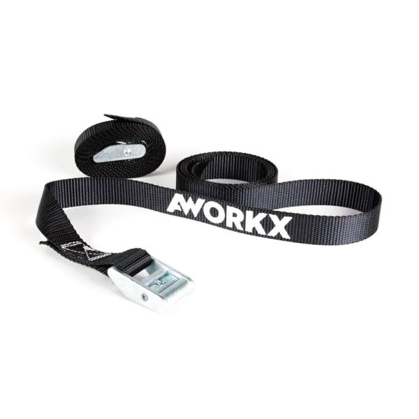 AWORKX AW-20212 カムバックルベルトストラップ 25mm×170cm 2本入 トランポ...