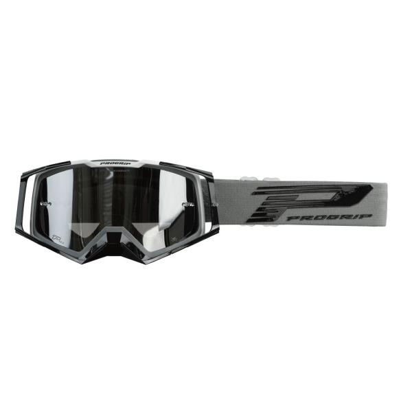 プログリップ(PROGRIP) PG3309FL-381 MXミラーゴーグル グレー/ブラック/ホワ...