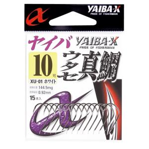 ササメ XU01 ヤイバウタセ真鯛 ホワイト 12 13本入 バラ針船 真鯛 青物 釣針 針 はり フック 釣具 釣り つり