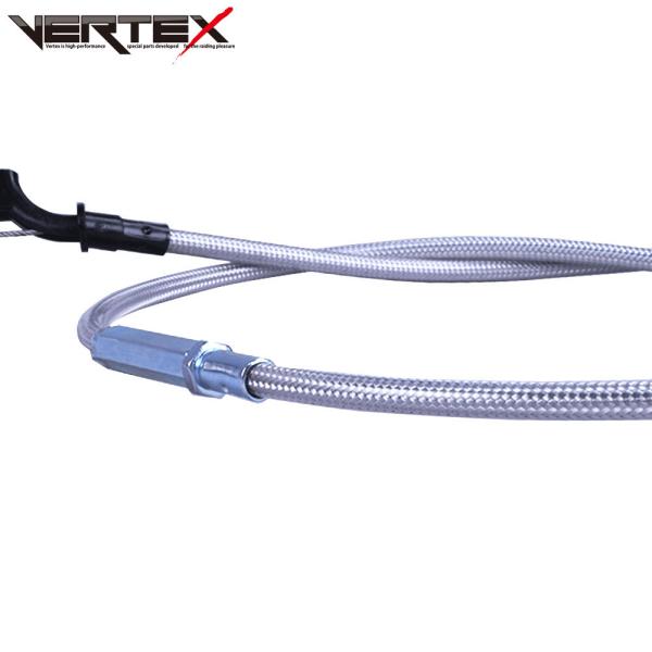 ハーレー スポーツスター XL (86-) クラッチワイヤー メッシュ 9inロング