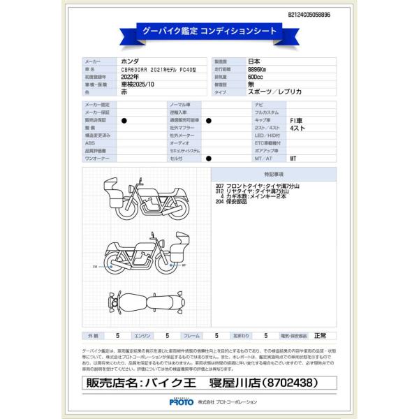 【マル得】CBR600RR　2021年モデル　センター出しマフラーの本格スーパースポーツ!