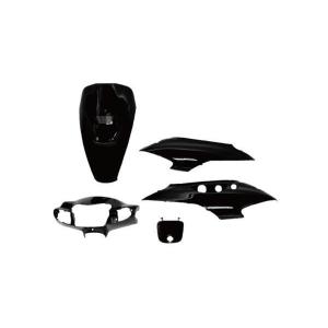 スズキ　レッツ2 後期 外装セット　新品未使用品　社外品　黒 CA1PA スズキ（SUZUKI） レッツII CA1PA 前期用 外装セット 5点 黒 ブラック