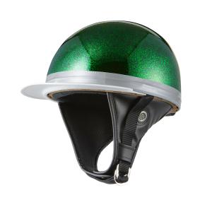 ヘルメット コルク半キャップ 三つボタン パープルラメ 新品 半 ヘルメット コルク半キャップ 三つボタン パープルラメ 新品 半