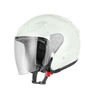 ジェットヘルメット アイボリー スモールジェット 目深 ヘルメット スモールジェット アイボリー/ブラック 新品 57cm~60cm未満
