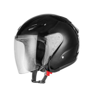 ヘルメット スモールジェット ブラック/ホワイト 新品 57cm~60cm未満