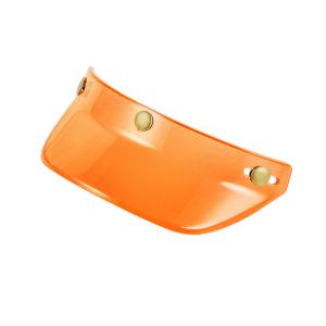 ヘルメットバイザー クリアオレンジ バイク ヘルメット バイザー