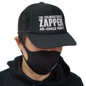 ゼファー  ZAPPER（ザッパー） BIKER STYLE オリジナルデザイン キャップ 帽子 （ブラック）フリー Kawasaki ゼファー750 Zephyr750 カワサキ ツーリング バイク｜biker-style