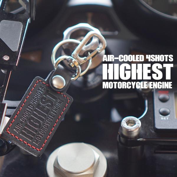 ゼファー1100 カスタム 本革 フック付き キーホルダー キーケース レザー  オリジナルデザイン...