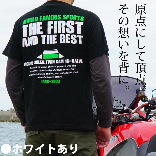 GPZ900R カスタム オリジナルデザイン Tシャツ バイク  インナー  ブラック メンズ M ...