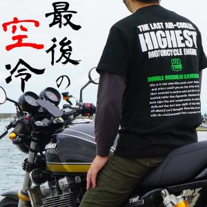 ゼファー1100 カスタム  BIKER STYLE オリジナルデザイン Tシャツ  インナー  黒...