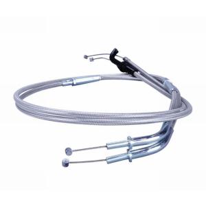 ドラッグスター250 スロットルワイヤー 20cmロング メッシュ Vertex バーテックス