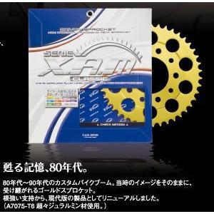 リアスプロケット APE100 DX 02- A2104 ゴールド メール便可 丁数選択可 ザム・ジャパン｜bikeroad