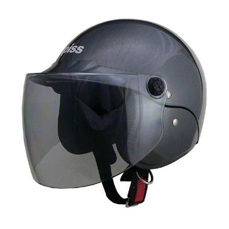 リード　LEAD　バイクヘルメット　AP603セミジェット　ガンメタリック