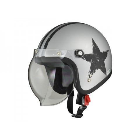 リード工業 バイクへルメット LEAD ムース MOUSSE スモールジェットヘルメット スターシル...