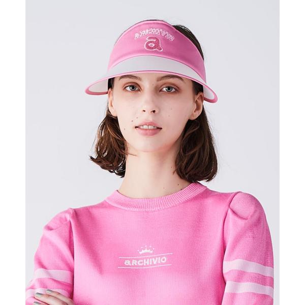 【 セール 40%OFF 】ツバ広サンバイザー アルチビオ ゴルフ レディース 定価16500円