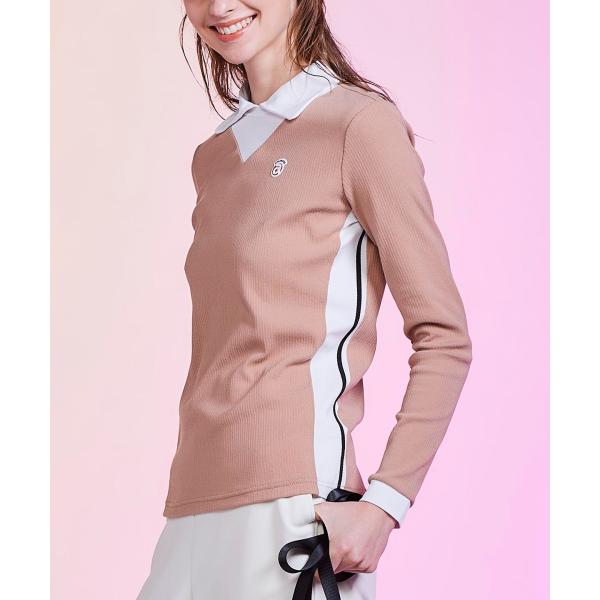 【 セール 40%OFF 】配色リブプルオーバー  定価33000円