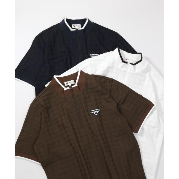 【メンズ】千鳥柄ハーフジッププルオーバー ピッコーネクラブ メンズ ゴルフ