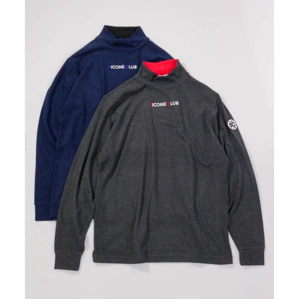 【 セール 30%OFF 】 【メンズ】ロゴ刺繍起毛ハイネックプルオーバー 定価28600円