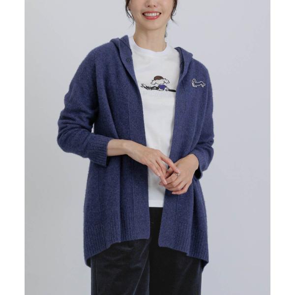 【 セール 30%OFF 】 ヤク100％フードニットカーディガン 定価64900円