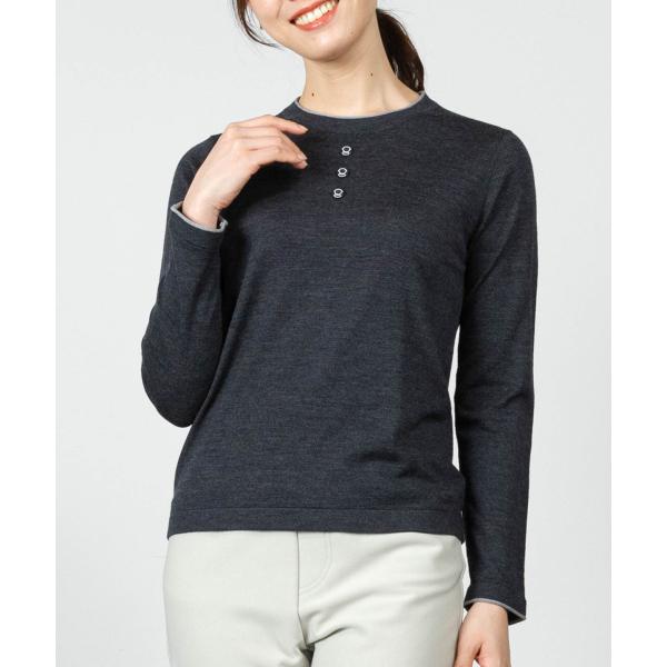 【 セール 20%OFF 】 【オンラインストア・店舗限定商品】ウール100％3ボタンニット 定価3...