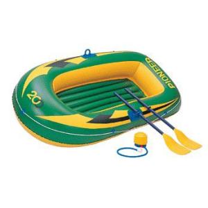 ポンプ オール2本付ツーマンボート 2人乗り ボート オール 浮き輪 ボート