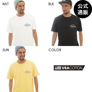 SALE 2023 ビラボン メンズ OVAL SCRIPT Ｔシャツ 2023年春夏モデル 全3色 M/L/XL BILLABONG｜billabongstore