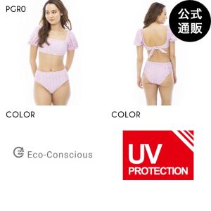 SALE 送料無料 2023 ビラボン レディース PUFF SLV HIGH WAIST BIKINI パフスリーブビキニ PGR0 2023年春夏モデル 全1色 M/L BILLABONG｜billabongstore