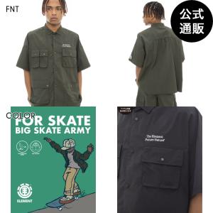 SALE 送料無料 2023 エレメント メンズ BIG SKATE ARMY 半袖シャツ FNT 2023年春夏モデル 全1色 M/L/XL ELEMENT｜billabongstore