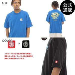 OUTLET 2023 エレメント メンズ STORMY SS Ｔシャツ BLU 2023年夏モデル 全1色 M/L/XL ELEMENT｜billabongstore