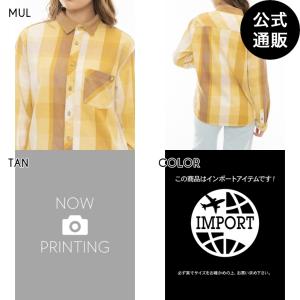 OUTLET 送料無料 直営店限定 2023 ルーカ レディース ROSE MACHADO BREEZE FLANNEL ロングスリーブシャツ 2023年冬モデル 全2色 S/M/L rvca｜billabongstore