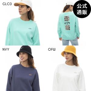 SALE 送料無料 2024 ビラボン レディース SQUARE LOGO SWEAT CREW クルーネックトレーナー 2024年春夏モデル 全3色 M/L BILLABONG｜BILLABONG ONLINE STORE