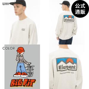 SALE 送料無料 2024 エレメント メンズ OUTDOOR CREW トレーナー WHH 2024年春夏モデル 全1色 M/L/XL ELEMENT｜billabongstore