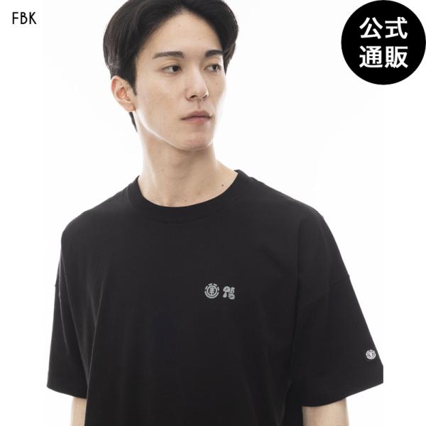 2024 エレメント メンズ KAMO STANCE SS Ｔシャツ FBK  2024年夏モデル ...