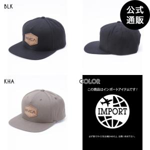 2024 ルーカ メンズ COMMONWEALTH DLX SNAPBACK キャップ  2024年春夏モデル  全2色 F rvca