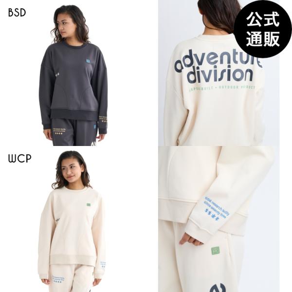 OUTLET 送料無料 （公式）ビラボン レディース A/DIV. 防風・撥水 SWEAT CREW...