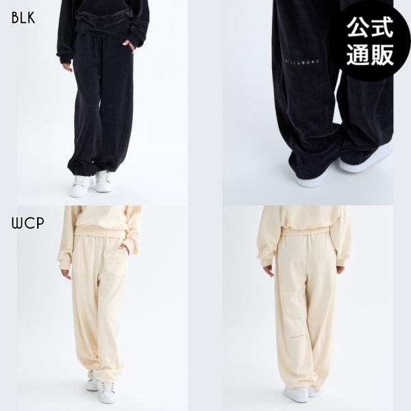 OUTLET 送料無料 （公式）ビラボン レディース KNIT VELOURS × RIB ロングパ...