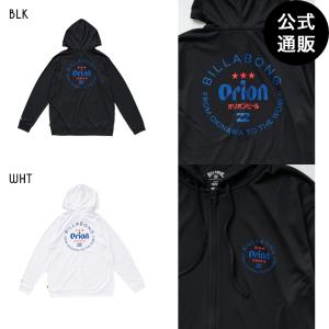 （1日-31日はボーナスストア+4%）（公式）ビラボン メンズ RASH ZIP HOOD ORION BEER x BILLABONG COLLECTION ジップラッシュガード