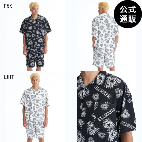 （25日はボーナスストア+10％）【公式】エレメント メンズ ELMC ALOHA SHIRTS 半...
