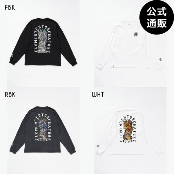 （公式）エレメント メンズ TIGER LS ロンT 2026年春夏モデル 全3色 M/L/XL E...