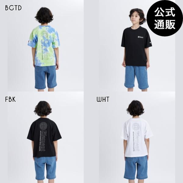 （公式） エレメント キッズ LINE LOGO SS Y Tシャツ 2026年春夏モデル 全3色 ...