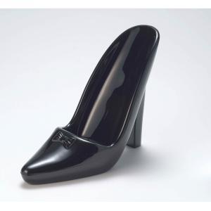 アクリルハイヒール　ブラック