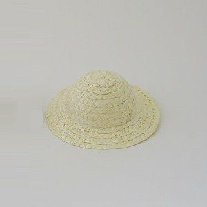麦わら帽子＊サラシ　径9~10ｃｍ