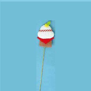 P-54　ちりめん鏡もちピック（3個セット）