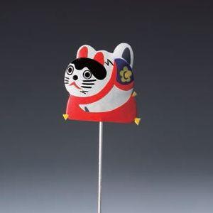 P-1150C　こま犬ブリキピック（3個入り）