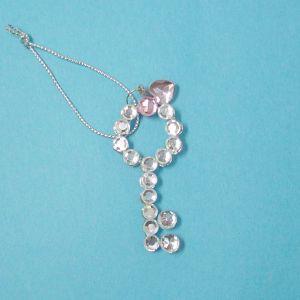 AX66544　キーオーナメント＊3　ピンク　（6個セット）