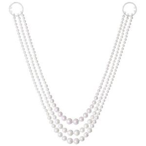 ＯＸＭ-1005　ビーズチェーン×3＊パール