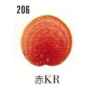 メッシュクロス　*206　赤／金ラメ