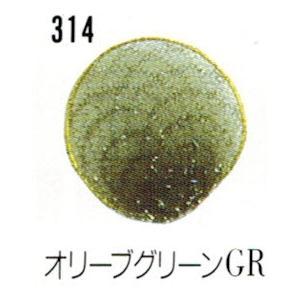 メッシュクロス　*314　オリーブグリーン／銀ラメ