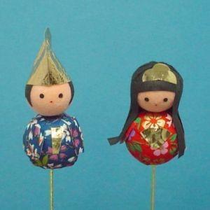 ダルマ雛　（2本セット）