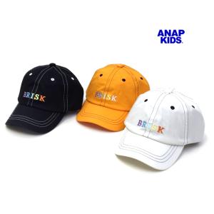 ANAP KIDS　アナップキッズ　子供服　23春夏　カラフルロゴ刺繍キャップ　60%OFF　セール　返品・交換不可｜billy-k